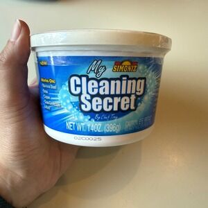 Simoniz My Cleaning Secret Cleaner by Chef Tony 14 oz Tub NEW SEALED